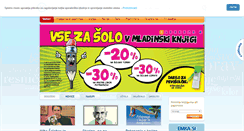 Desktop Screenshot of mladinska.com